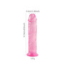 Gode ​​réaliste, petit gode de 17,5 cm avec forte ventouse, gode anal flexible jouet de stimulation du point G pour femmes, homm