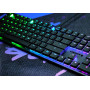 CHERRY MX 10.0N RGB, Clavier de Gaming mécanique Plat, Disposition française (AZERTY) Filaire, Original MX Low Profile RGB Speed