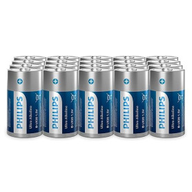 Philips Piles Alcalines D Ultra, LR20 – Haute Capacité pour Lampes de Poche et Gros Appareils, Lot de 20