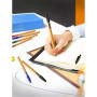 BIC Orange Original Stylos-Bille Pointe Fine - Noir, Boîte de 20