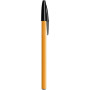 BIC Orange Original Stylos-Bille Pointe Fine - Noir, Boîte de 20