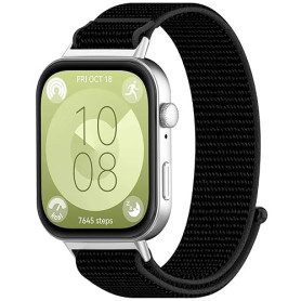 ZoRoll Nylon Bracelet pour Huawei Watch Fit 5/5 pro/4/4 pro/3, Réglable Bracelet de Souple Élastique, Bandes Montre Remplacement