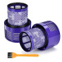 Lot de 2 Filtre pour Aspirateur Dyson V10 SV12, Cyclone Series Absolute Animal Motorhead Total Clean, Lavables et Réutilisables,