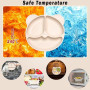 Dazhtu 10 Pièces Coffret Repas Bebe Silicone, Assiette bebe Set Vaisselle Assiette ventouse pour bébé, Bavoir Silicone Bebe, fou