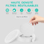 Petit Aspirateur Ongles, Aspiration Réglable, Puissant Aspirateur à Ongles Manucure Table Aspirateur de Poussière D'ongles (blan