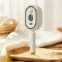 Brosse À Vapeur Électrique Pour Cheveux | 2 En 1 Brosse Lissante Vapeur Avec Huile Et Verre Doseur, Pour Des Cheveux Épais Raide