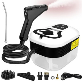 Nettoyeur Vapeur Portable 2500W - 3.5 Bar - 1200ml - 6 Vitesses - 15s Préchauffage - Idéal pour Voiture, Cuisine, Sols, Meubles
