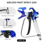 3600 PSI Haute Pression Pistolet à Peinture Airless, avec 1 Protège-Buse, 5 Buse de Pulvérisation et 5 Éléments de Filtre de Pis