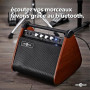 VISIONAMP Ampli pour Batterie Electronique & Clavier Portable 50W