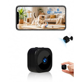 AOBOCAM Caméra Espion WiFi 1080P avec Vision Nocturne et Détection de Mouvement