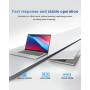 Ordinateur Portable 14 pouces 2 cœurs (jusqu’à 2,6 GHz) PC Portable 6 Go DDR4 128 Go SSD, WiFi 5G, Mini-HDMI, Design Sans Ventil