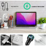 Jsdoin Ventilateur portable rechargeable par USB avec 5 vitesses,mini ventilateur de bureau pliable avec écran LED pour la maiso