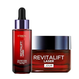 L'Oréal Paris - Routine Soin Anti-âge Raffermissante Triple Action - Crème de Jour 50ml - Sérum Correcteur 30ml - Acide Hyaluron