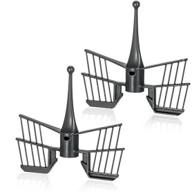 2 Pcs Fouet Papillon pour Thermomix TM31 TM6 TM5, Fouet Batteur Papillon de Haute Qualité, Accessoire Compatible Adapté pour Vor