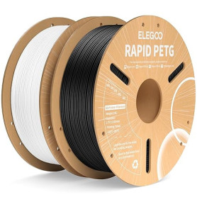 ELEGOO Rapid PETG Filament 1.75mm 2kg, Filament pour Imprimante 3D Haute Vitesse 30-600mm/s, Précision Dimensionnelle +/- 0.02 m