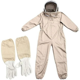 Combinaison D'apiculteur, Costume D'apiculture Professionnelle avec Gants & Protection, Combinaison Apicole pour Tout Le Corps,