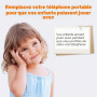 Perusha Affichage Téléphone Jouet en Métal Fausse Réplique Non Fonctionnelle 1:1 Téléphone pour Phone 17 Pro Téléphone Jouet Fau
