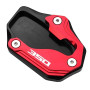 LLIDFONK Pour Honda ADV350 Forza 350 NSS350 NSS 350 Accessoires de moto en aluminium Support de pied Support latéral Coussinet a