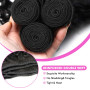 Tissage Bresilien Cheveux Humain Kinky Curly Bundles Meches Tissage Naturel Bouclés 100% Unprocessed Virgin Hair Extensions Natu