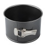 Zenker 7681 Moule à Panettone à Charnière, Rond, Gateau, Acier Inoxydable, Noir, 19 x 18,7 x 11,9 cm