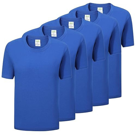 MISEMIYA T Shirt Mz-5-ts135 Lot de 5 t-Shirts Unisexes pour Adulte
