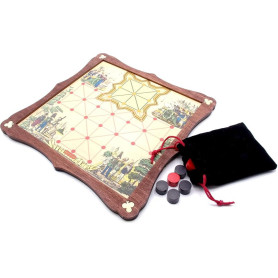 Brimtoy Jeu de société traditionnel en bois Officers & Sepoys / Asalto