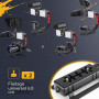 Zeadio Stabilisateur vidéo Portable pour caméra d’Action avec Support vidéo pour Smartphone pour Tous Les Types de caméras, camé