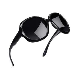 Joopin Lunettes de Soleil Polarisees Femme Grande Taille Style Rétro Tendance pour Conduite et Voyage Protection UV400
