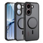 Effcotuo Magnétique Coque pour Xiaomi POCO X8 Pro 5G Case avec MagSafe avec Verre Trempé Protection écran Anti-Chute Silicone So