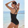 Maillot de Bain Femme 1 Piece Grande Taille Ventre Plat Maillot'de Bain Une Pièce Ronde Amincissant Push Up Rembourré | 1 Piece,