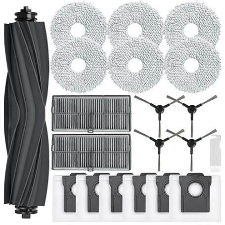 Kit d'accessoires pour Dreame L10s Pro Ultra Heat/ L10s Ultra Gen 2/ L40 Ultra AE/ X30 Ultra/Mova E30 Ultra, 1 Brosse Principale