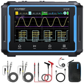 FNIRSI 2C53P Oscilloscope Multimètre Portatif Avec Générateur Signaux DDS 3 en 1, Oscilloscope Automobile 2CH Avec Bande Passant