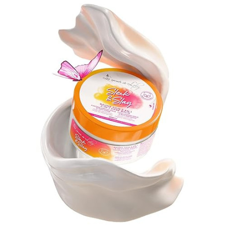 Les Secrets de Loly Sleek & Slay – Baume Coiffant 2-en-1 Fixation Longue Durée Anti-Casse – Lisse Baby Hair & Frisottis – Cheveu