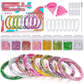 lelechong Cadeau Fille 5 6 7 8 9 ans, Activité Manuelle Kit Bracelet Enfant Jouet Fille 5 6 7 8 ans Cadeaux Anniversaire, Activi