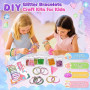 lelechong Cadeau Fille 5 6 7 8 9 ans, Activité Manuelle Kit Bracelet Enfant Jouet Fille 5 6 7 8 ans Cadeaux Anniversaire, Activi