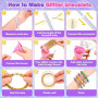 lelechong Cadeau Fille 5 6 7 8 9 ans, Activité Manuelle Kit Bracelet Enfant Jouet Fille 5 6 7 8 ans Cadeaux Anniversaire, Activi