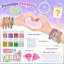 lelechong Cadeau Fille 5 6 7 8 9 ans, Activité Manuelle Kit Bracelet Enfant Jouet Fille 5 6 7 8 ans Cadeaux Anniversaire, Activi