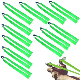 NAYAINOVA (12 pièces - Caoutchouc élastique pour Lance-Pierre Professionnel de Chasse et de tir - Ressort - Caoutchouc élastique