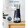 Outils Nettoyage Oreilles, VINIPO Nettoyeur d’Oreilles Électrique Rechargeable - Kit de Soin avec 4 Modes de Lavage, Double Rése
