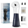Outils Nettoyage Oreilles, VINIPO Nettoyeur d’Oreilles Électrique Rechargeable - Kit de Soin avec 4 Modes de Lavage, Double Rése