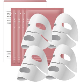 Masque Collagene Visage,Masque de collagène biologique, Bio Collagen Face Mask, masque Hydrogel apaisant, hydratant anti - âge, 