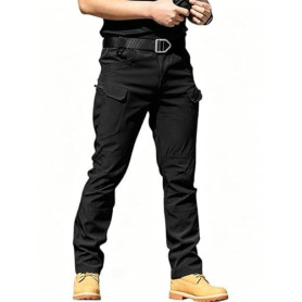 DUOLUVA Pantalon Cargo Homme Tactique Multi Poches Combat Stretch Extensible Séchage Rapide (Pas de Ceinture) | Extensible, Séch