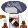YIZHAO Flacon Compte Gouttes 30ml, Ambré Flacon Huile Essentielle Vide avec Pipette Verre, pour Huile Essentielle, Aromathérapie