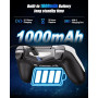 RUIZHI Sans Fil Manettepour P-S4 - Contrôleur pour Playstation-4 compatible avec PS-4/Pro/Slim/PC, Gamepad avec Double Vibration