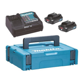 Pack énergie 12V (2x2.0 Ah) avec chargeur en Makpac - MAKITA 197658-5