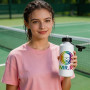 MR.R Lot de 8 bouteilles blanches en aluminium pour sublimation - 600 ml - Pour impression par transfert à chaud