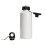 MR.R Lot de 8 bouteilles blanches en aluminium pour sublimation - 600 ml - Pour impression par transfert à chaud