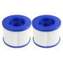 Lot de 2 Cartouches Filtre Spa a Visser, Filtre à Vis pour Spa Gonflable Pas De Vis 60mm, Cartouche de Filtre Rechange pour Cosy