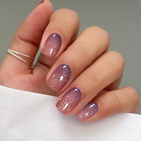 JMEOWIO Autocollant Ongles Gel UV Œil de Chat Gel Nail Art Stickers Semi-durci Stickers Ongle Deco Ongle Design Manucure