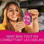 California Scents, Boite de Parfum, Lot de 6 Désodorisants Voiture Parfum Cerise Coronado, Accessoire Pour Éliminer les Odeurs, 
